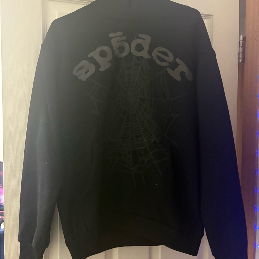 Sp5der Black Men's Lightweight Jacket